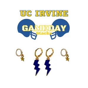 University of California, Irvine Classic Gameday Earring Stack For  Anteaters Game Day