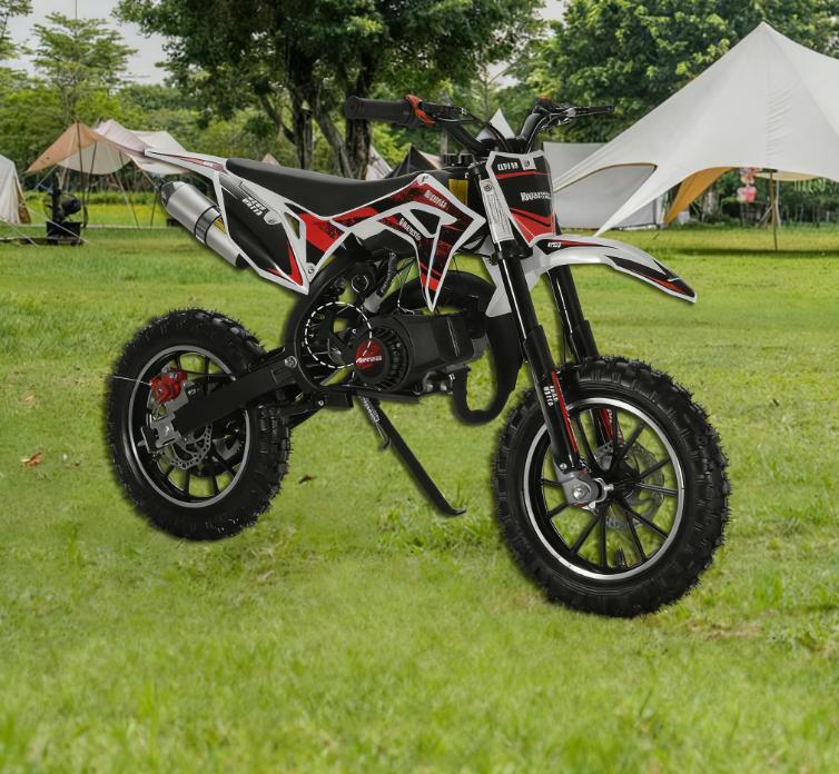 Explorinox Kids Dirt Bike:Children's electric toys car, Max Speed 30 KM/H, Professional Front & Rear Disc Brakes for Safe Riding (Black)