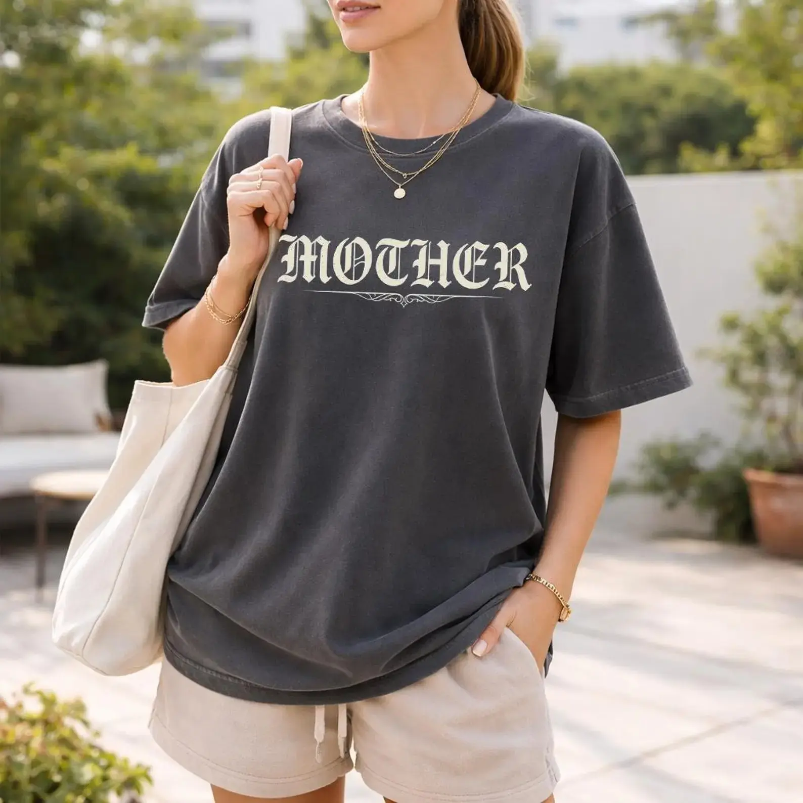 Washed T-shirt-Black1