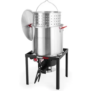 OuterMust SK60-01 Seafood Boiling Kit With Seafood Boil Pot And Steam Basket