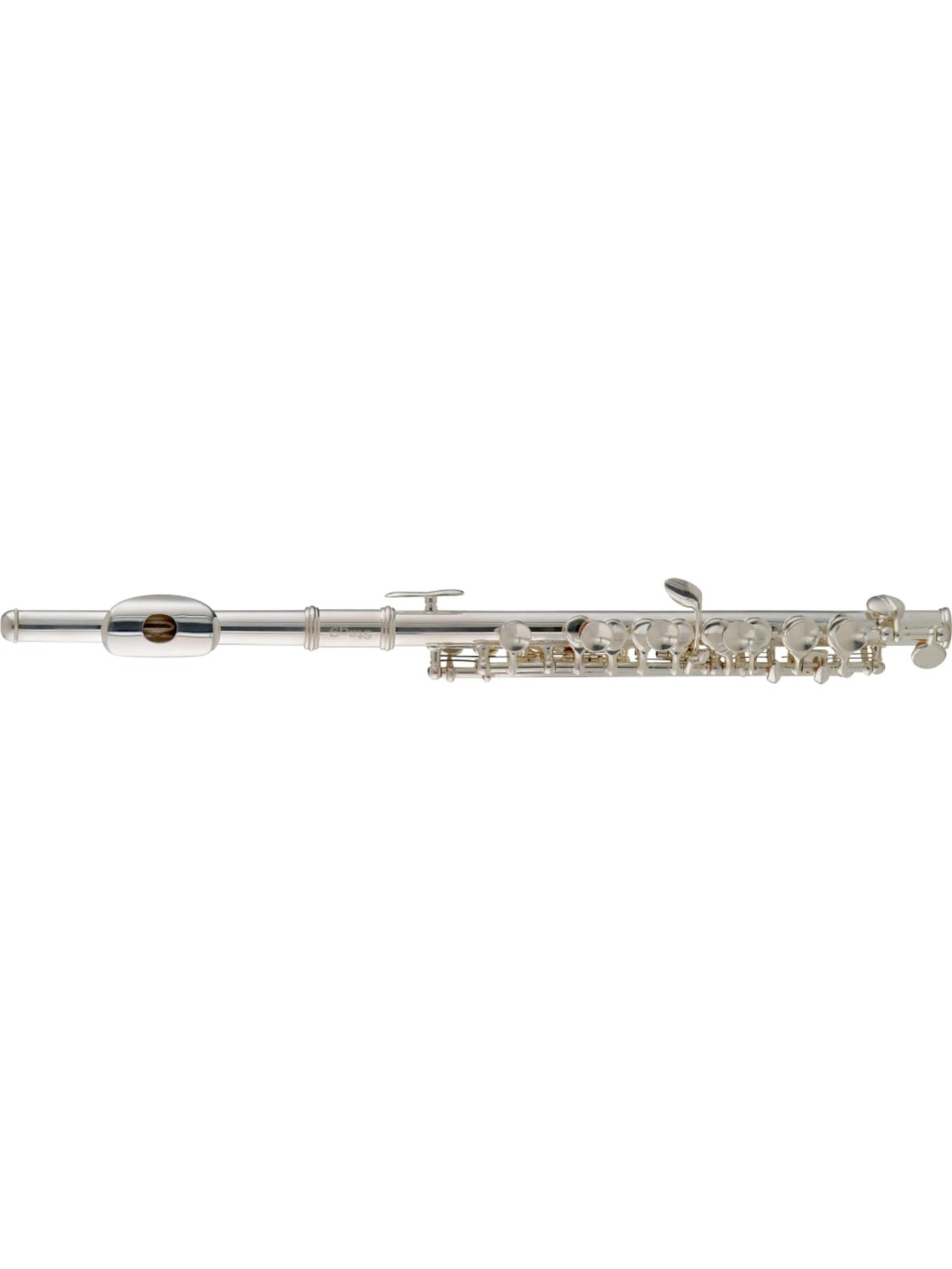 Stagg 21003 C Piccolo Flute - Silver Plated, Offset G, Split E Mechanism