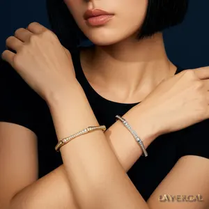 LG116 Bamboo Lumina Bangle hand made fashion jewelery
