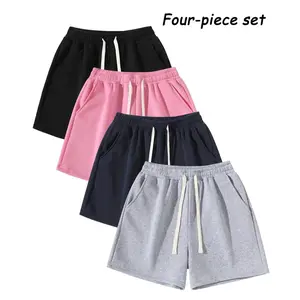 Men’s solid-color shorts with pockets and a belt, lightweight and breathable, casual and comfortable, suitable for running and fitness training, ideal for all seasons. tiktokshopspringglowup,summervibes