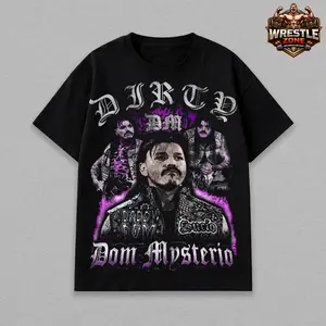 Dominik Mysterio "Dirty Dom" Vintage Style Graphic T-Shirt | "Daddy Dom" WWE Streetwear | Heavyweight Unisex Boxy Fit Retro Tee
