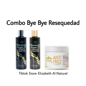 Eternal Spirit Beauty- Combo Shampoo, Conditioner with Moroccan Argan Oil & Anti Frizz Treatment