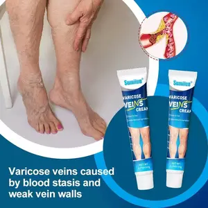 Natural varicose cream that reduces spider veins and prominent veins while improving blood circulation. Use this cream to eliminate embarrassing leg veins; relief is noticeable within 7 days. Safe relief for red veins and swollen legs—an essential leg car