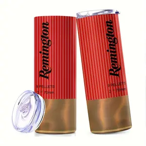 Remington Shotgun Shell 20oz Tumbler – Stainless Steel Insulated Cup, Hunting-Themed Travel Mug, Christmas Gift for Men & Outdoor Lovers Bottles Drink Bottled Drinkware Flasks Portable