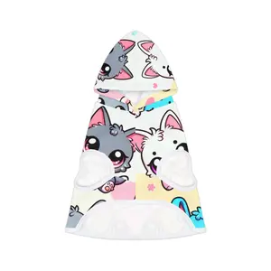"Custom Pet Hoodies for Dogs & Cats - XXS to Large Sizes - Pouch Hoodies for Pet Bonding - Adorable & Oversized- Pet Hoodie