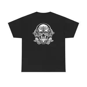 STIPPLING SKULL Tattoo Unisex Tee