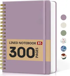 Lined Spiral Notebook Journal for Work,300 Pages Thick B5 (7.1"x10") College Ruled Journal for Women & Writing,Perfect for Office Home School Supplies