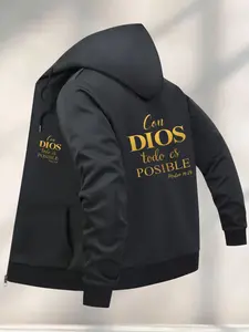 Men's hooded sweatshirt jacket, Casual pullover hoodies, long-sleeved autumn and winter casual pullover, pocket hat rope design zipper jacket, suitable as a gift for men