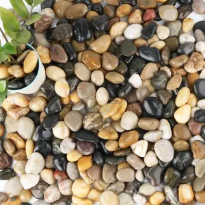 18-lb Bulk Bag Pebbles for  1-1.5 " Aquarium Gravel River Rocks Garden Outdoor Decorative Stones