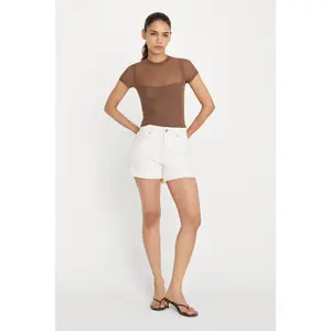 GOOD GIRLFRIEND SHORTS | WHITE001