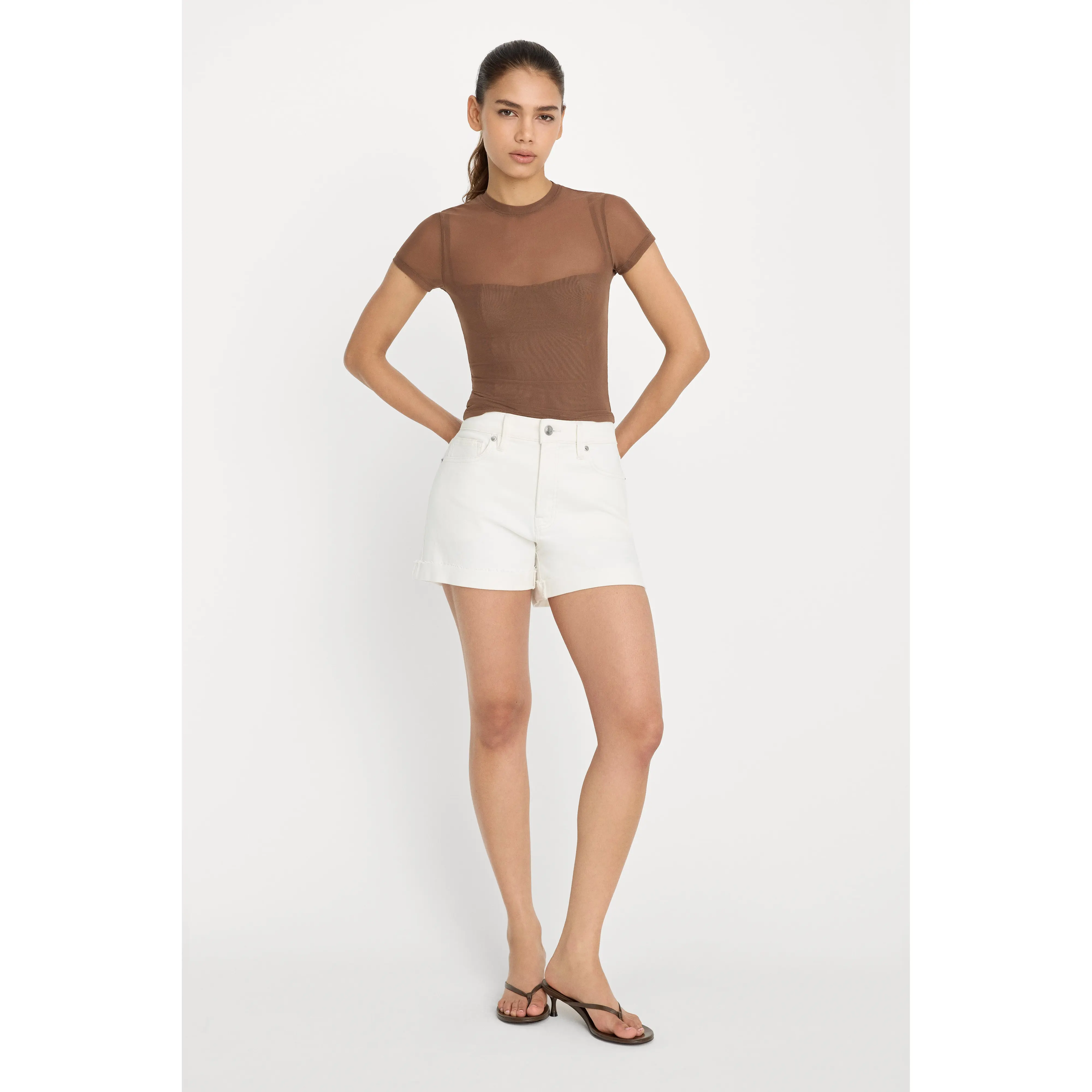 GOOD GIRLFRIEND SHORTS | WHITE001 GOOD GIRLFRIEND SHORTS | WHITE001