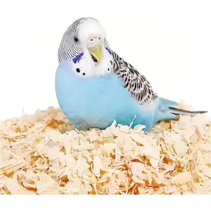 Shavings for Bird Bedding -  Aspen Soft Low-Dust & Odor-Control Nesting Material for Parakeets Parrots Rabbits Cockatiel for Cages, Nest Boxes, Small Pet Litter