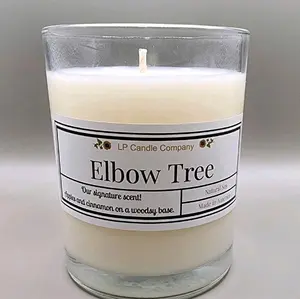 Elbow Tree 10oz Soy Candle - Apple Cinnamon on Woodsy Base, Top Seller - Home Decor, Candles