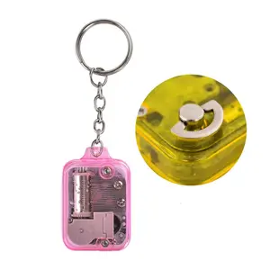 Portable Music Box Keychain Exquisite Music Box Keychain Unique Keyrings Pendant For Stylish Bag Decoration