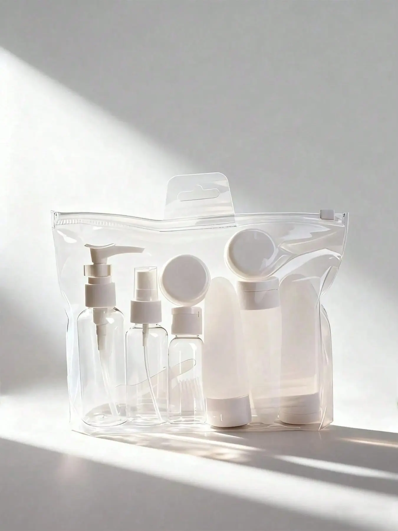Reusable Refillable Travel Bottle Set, Spray Lotion, Shampoo, Body Wash, Soft Tube Bottles, Empty Liquid Containers, Travel Essentials