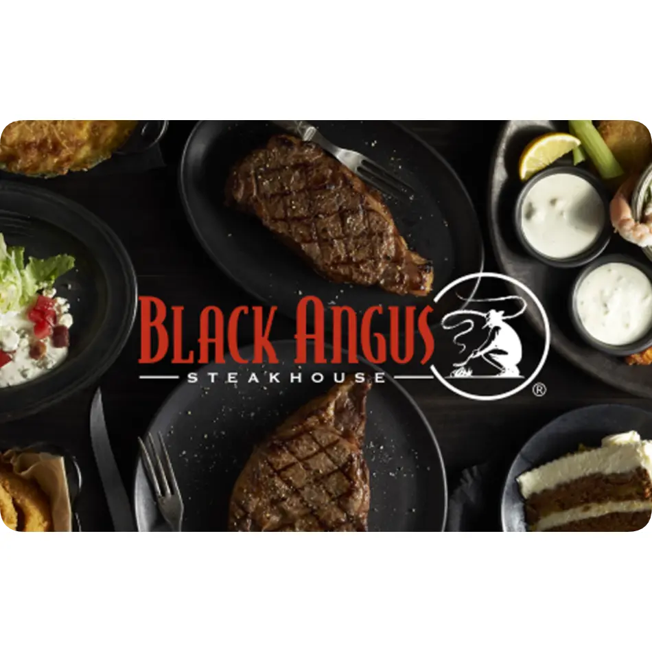 Black Angus Steakhouse eGift Card | Steaks, Prime Rib & Dinner