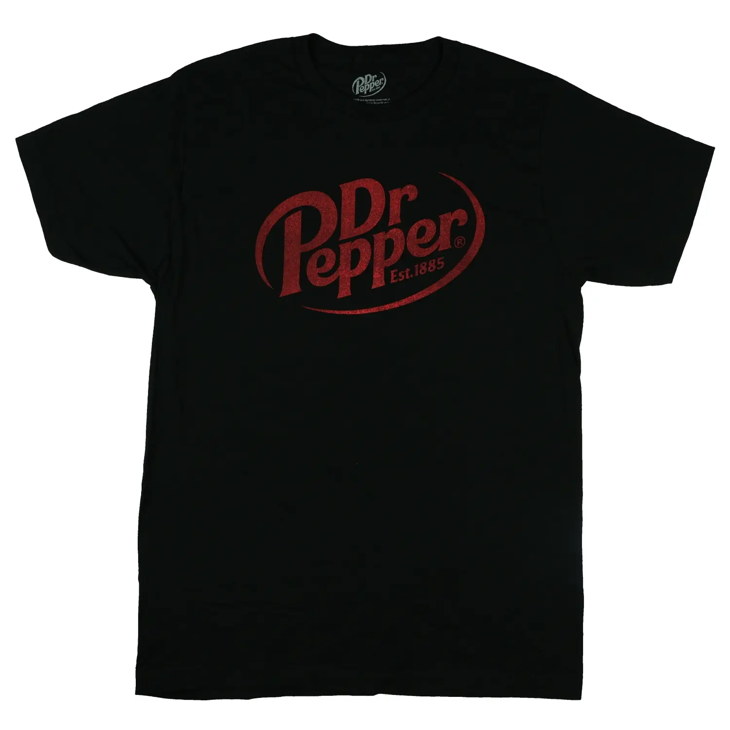 Dr Pepper T-Shirt Men's Cherry Soda Logo Design Adult Graphic Print Tee, Streetwear, Comfy, Shortsleeve, Vibe, Simple