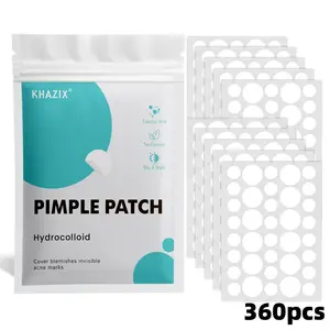 360pcs, BeautifulStart, Natural Hydrocolloid Skin Care Patches, Invisible Blemish Cover, Gentle for Sensitive Skin, Daily Facial Care