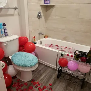 Romantic Bathtub Setup