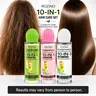 ROZINO Haircare Shampoo and Conditioner Mini Gift Set - 100ml*3 with Keratin, Biotin, Jojoba Oil Serum, Hydrating Daily Care for Most & Chemically Treated Hair, Back to School