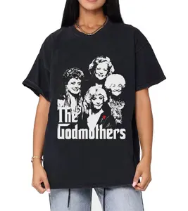 Retro The GodMothers Golden Girls Shirt, Golden Girls Lover Gift, 80s TV Sitcom, Golden Girls Shirt Top Lady, Unisex shirt, Casual Short Sleeve Comfort Cotton