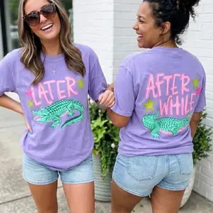 Later gator/ after while comfort color graphic Tshirts!