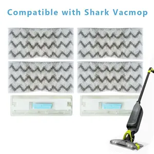 Reusable Mop Pads for Shark Vacmop Vm252 Vm200 Vc205 Vm250, Reusable Dry Wet Mop Pads for Hardwood Floor Cleaning, 6 Pack