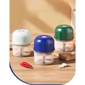 Rechargeable Multifunctional Garlic Mincer Household Small Garlic Grinder Wireless Electric Garlic Chopper