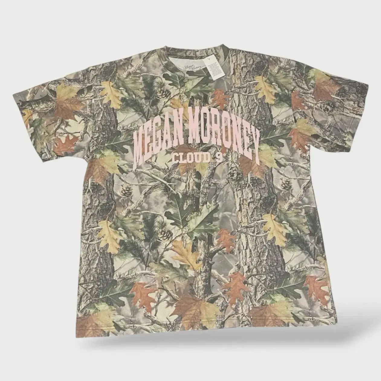 Megan Moroney Light Pink Cloud 9 Official Camo Tee T-Shirt, Unisex 3D Graphic Tee, Realistic Print T-Shirt