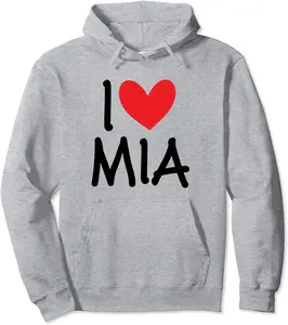 I Love Mia Name Personalized Girl Woman BFF Friend Heart Pullover Hoodie - Lydiagarcia Shop 41B0B2D6N5RV