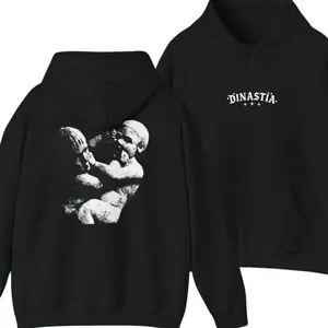 Dinastía Tito Double P & Peso Graphic Hoodie, Corridos Style Fan Tees, Bold Cultural Print, Mexican Heritage Apparel for Men _ Women