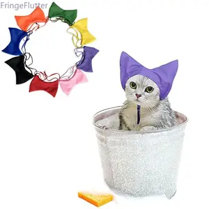 Waterproof Pet Bath Cap for Cats & Dogs | Swimming Ear Protection Hood Anti-Water Head Cover