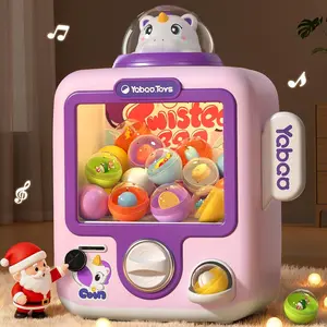 Christmas Unicorn Decorative Display Set – Mini Vending Machine Style Festive Tabletop Decor