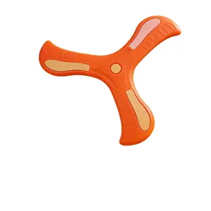 Large Returnable Boomerang Toy, Eva Soft Flying Disc for Boys and Girls, Three-Leaf Boomerang, Durable and Reusable