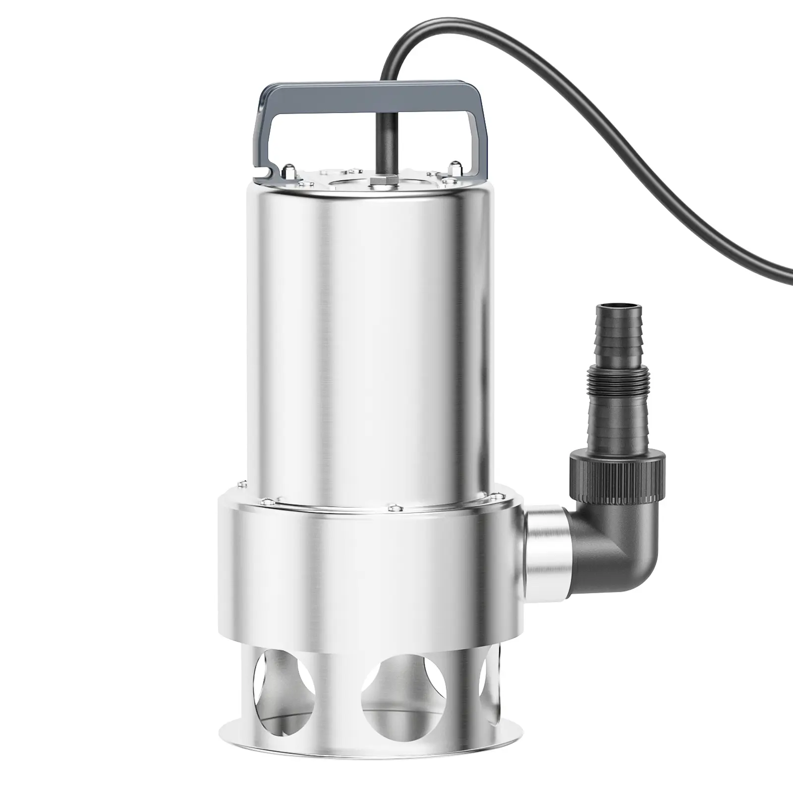 1 HP 1500 GPH High-Speed Shallow Well Pump, Portable Electric Water Transfer Pump with Booster Function for Efficient Garden Irrigation, Farm Water Delivery and Daily Water Draining Tasks
