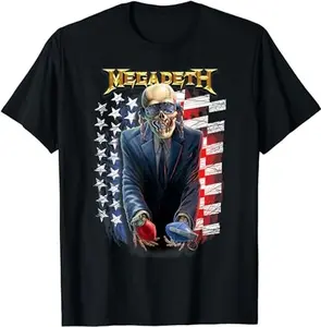 Megadeth Wielding Grenades T-Shirt Cotton Man Menswear Soft