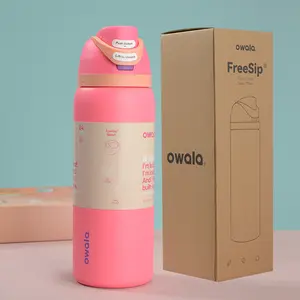 Owala Coral Pink 32oz FreeSip – Stylish Insulated Water Bottle, Stay Cold All Day, Must-Have Daily Bottle