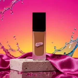 Lightweight Blendable Buildable Coverage Foundation for Brunettes, G Skin Cosmetic Formula Suitable for All Skin Types