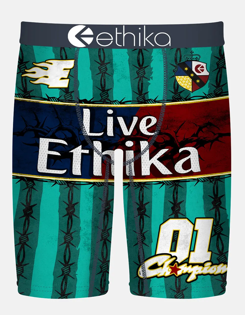 ETHIKA Barca EFC Micro Mesh Performance Mens Boxer Briefs