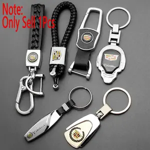 Cadillac Stylish Metal Keychain for Ats Bls Ct4 Cts Ext Sls Srx Xt5 Xt6 Xts, Luxury Automotive Car Keyring Accessory, Perfect Gift for Cadillac Owners