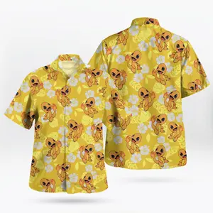 2026 Hot Hawaiian Sets PKM [FREESHIP] Fresh Summer – Youthful – Bold with the Charmande PKM Hawaiian Shirt Tropical Anime Aloha Shirt