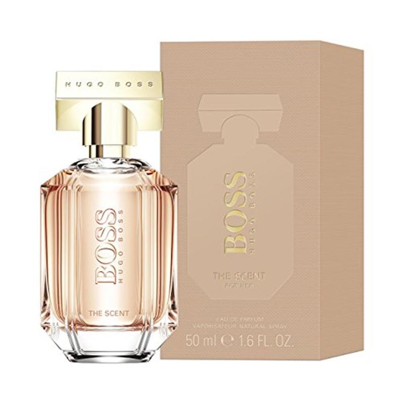 HUGO BOSS The Scent Women's Eau de Parfum Spray - Spicy, Oriental, Warm, Sensual, Fresh, Herbal Woody Alcohol-Based Women's Fragrance with Cinnamon Patchouli, Amber Notes, Long-Lasting Aroma, 3.3 fl oz