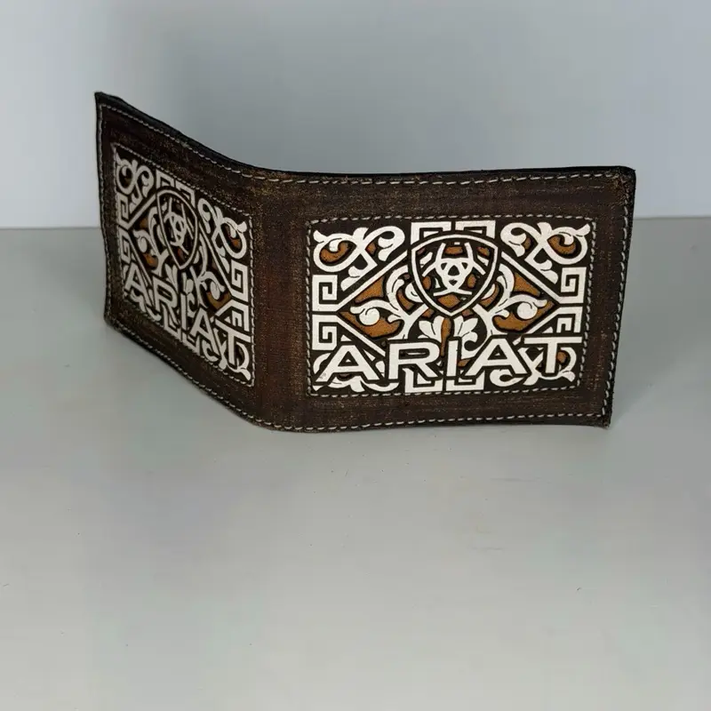 Leather Western Wallet for Men