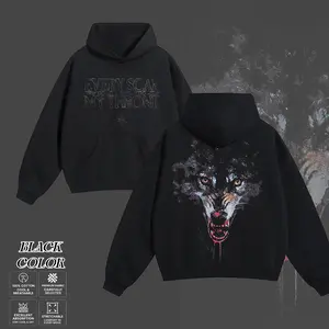 Bring Me The Horizon Throne Wolves Graphic Hoodie, Unisex Oversize Modern Rock Band Heavyweight Cotton T-Shirt, Gift for Rock Music Lovers, Aesthetic Gothic Streetwear Gift, Metal Clothing Top