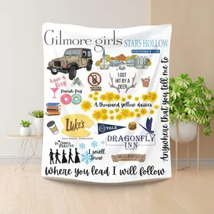 Gil-more Girls Super soft blanket, Gilmore girls fan, Gilmore girls gift, Custom soft blanket