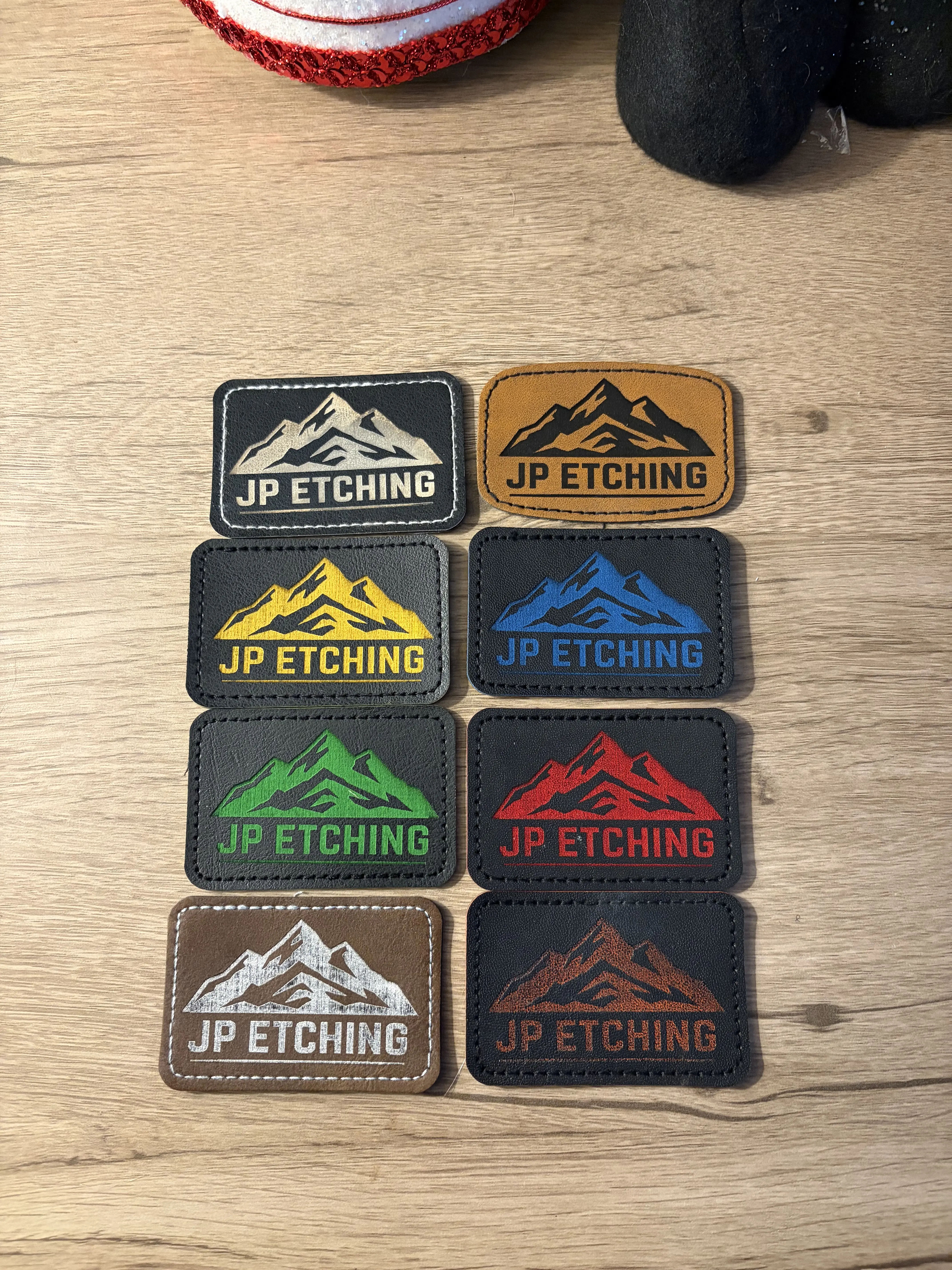 Custom Leather patches Custom Leather patches