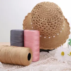 Solid Color Crochet Thread, 1 Count DIY Crochet Supplies for Sun Hat, Bag, Shoes, Cushion, Slippers, Crochet Supplies for Home Decor, Crochet Items
